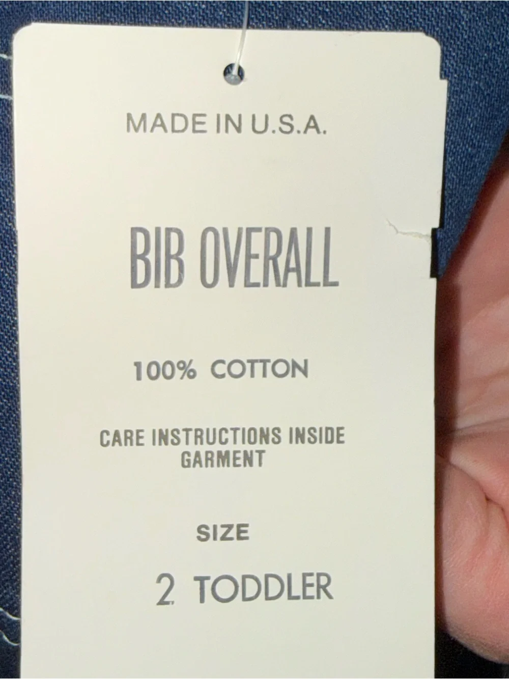 OshKosh B'gosh Dark Blue Denim Kids Overalls